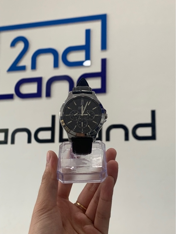 Đồng hồ Casio mtp-v300 - Màu bạc - Ngoại hình: 97% - Cấn viền - Body