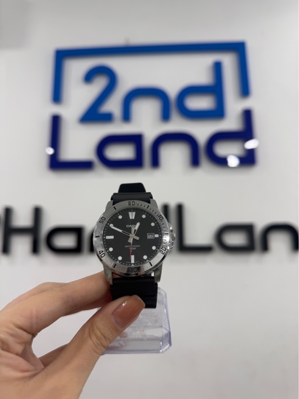 Đồng hồ Casio MTP-VD01 - Màu bạc - Ngoại hình 97% - Trầy, xước nhẹ - Body