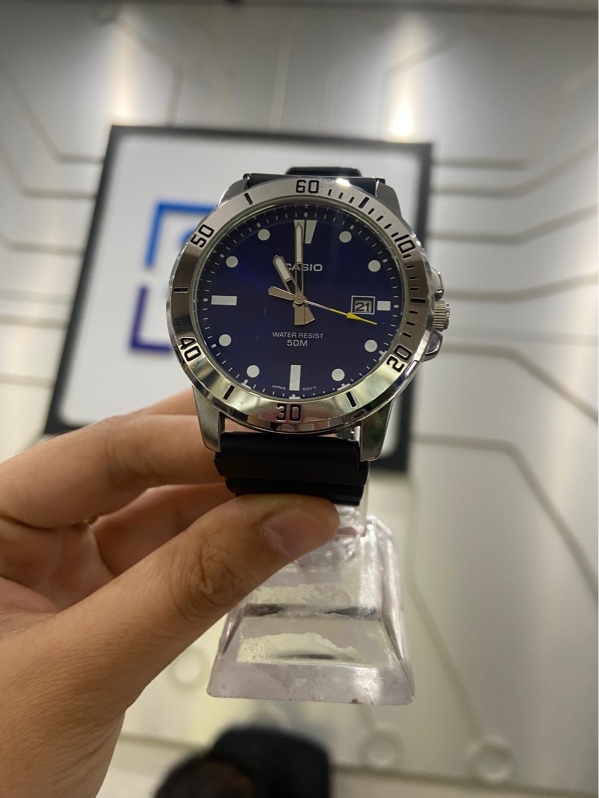 Đồng hồ Casio MTP-VD01 - Màu xanh - Ngoại hình: 98% - Body