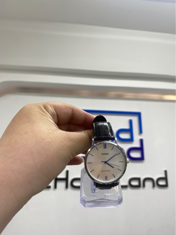 Đồng hồ casio MTP VT01L 7B - Màu bạc - Ngoại hình 97% - Body