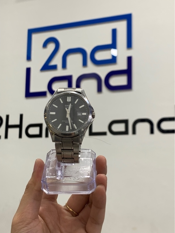 Đồng hồ Casio MTS-100 - Màu bạc - Ngoại hình: 96% - Trầy cấn - Body