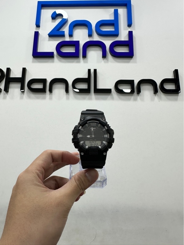 Đồng hồ Casio Nam HDC-700-1AVDF Chính Hãng - Size 46 - Màu đen - Ngoại hình 97% - Kèm box