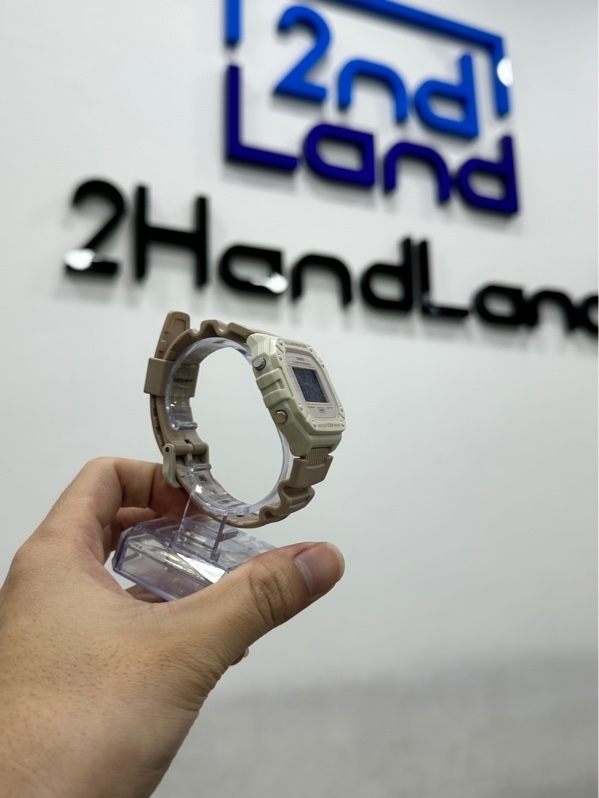 Đồng hồ Casio Timeless 43.2 mm Nữ W-218HC-4A - Màu kem - Ngoại hình 97% - Body