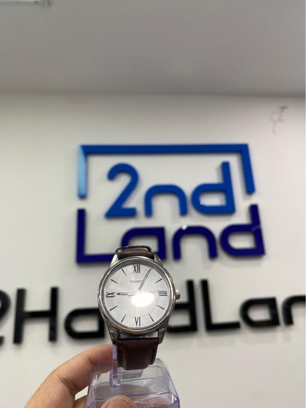 Đồng hồ Casio Timeless Nam MTP-V005L-7B5UDF - Màu bạc - Ngoại hình: 97% - Cấn xước, trầy mặt kính - Body
