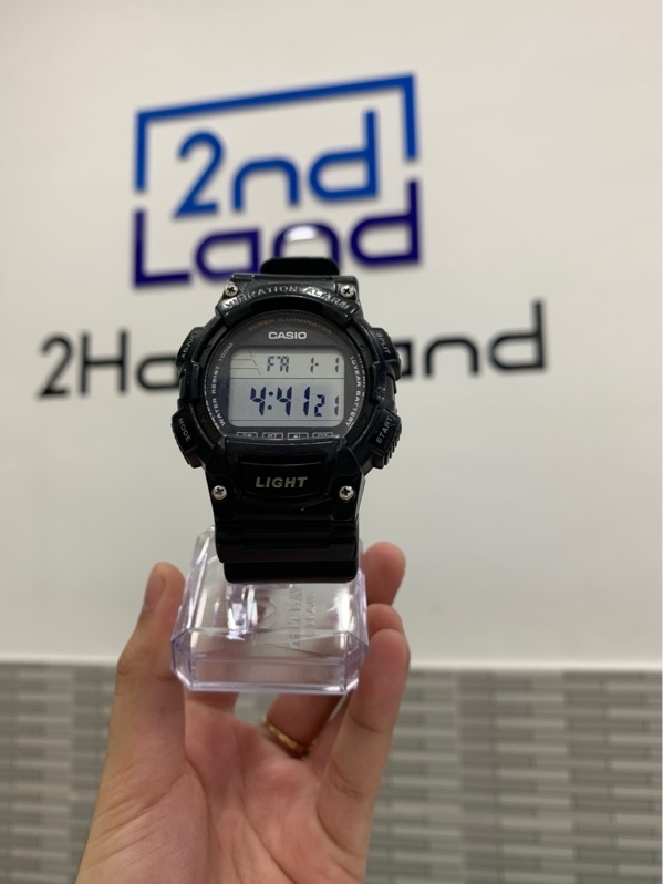 Đồng hồ Casio W-736H - Màu đen - Ngoại hình: 97% - Body - SP KHÔNG BẢO HÀNH