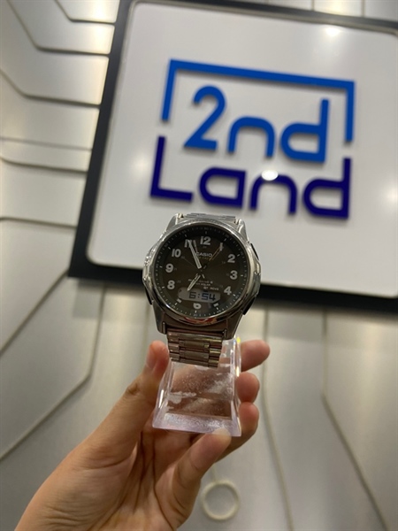 Đồng hồ Casio Wave Ceptor WVA-M630/39.5mm Tough Solar - Màu bạc - Ngoại hình: 97% - Viền xước - Body
