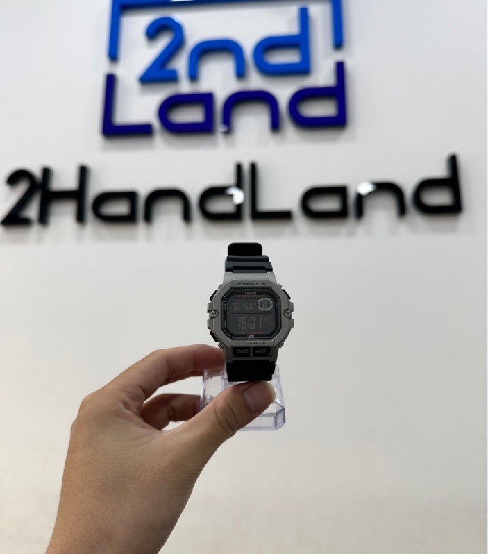 Đồng hồ Casio WS-1400-1BVDF - 44.5mm - Màu xám - Ngoại hình 97% - Trầy xước, phai chữ - Body