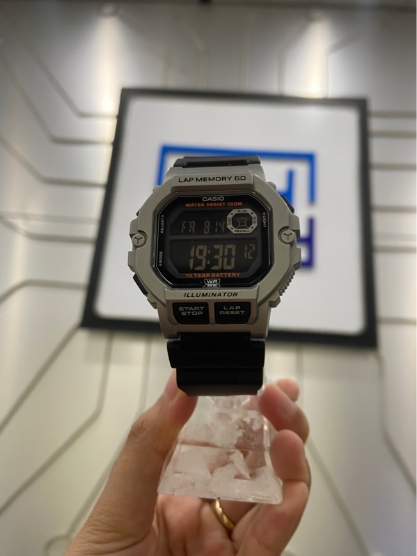 Đồng hồ Casio WS-1400H - Màu xám - Ngoại hình: 98% - FullBox - Còn BH Hải Triều