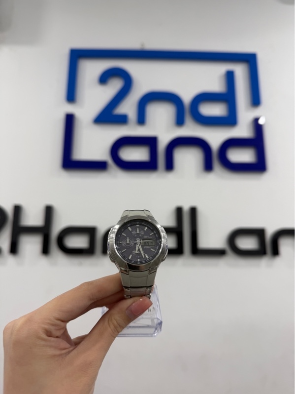 Đồng hồ Casio WVA-500J - Màu bạc - Ngoại hình 97% - trầy xước - Không phụ kiện