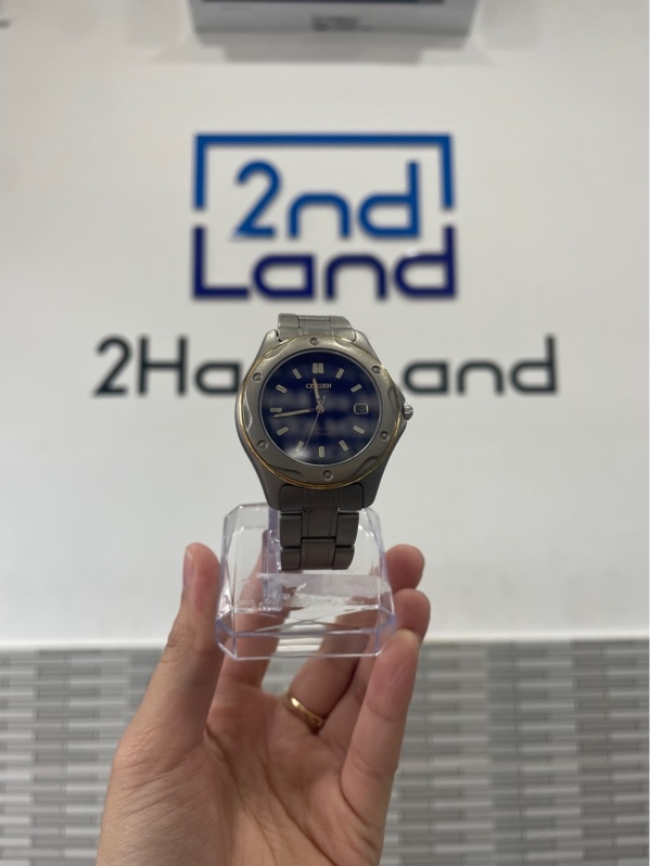 Đồng hồ Citizen attesa eco-drive titanium - Màu titan - Ngoại hình: 97% - Body