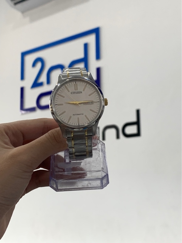 Đồng hồ Citizen Automatic NH7524-55A - Màu bạc - Ngoại hình: 98% - Box