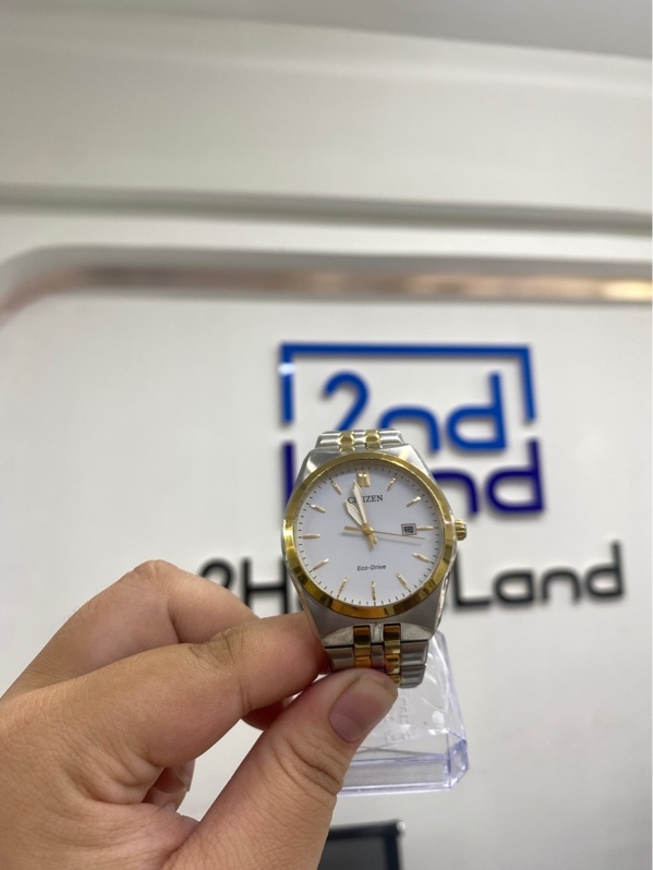 Đồng hồ Citizen Corso BM7334-58B - 38 mm - Màu vàng bạc - Ngoại hình 97% - Kính trầy 1 đường - Body