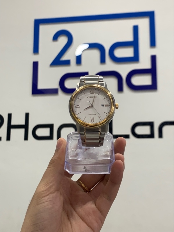 Đồng hồ Citizen eco-drive BM7526-81A - Màu bạc - Ngoại hình: 98% - Box + mắt nối