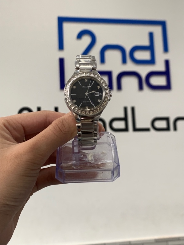 Đồng hồ Citizen Eco-Drive FE1190 -53E - 31mm - Màu đen - Ngoại hình: 97% - Mặt trầy - Body