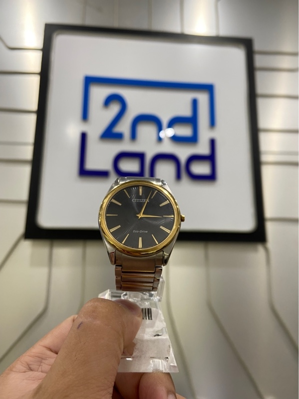 Đồng hồ Citizen Eco-Drive Siletto AR3074-54E - Màu bạc - Ngoại hình: 97% - Xước sườn lưng - Body