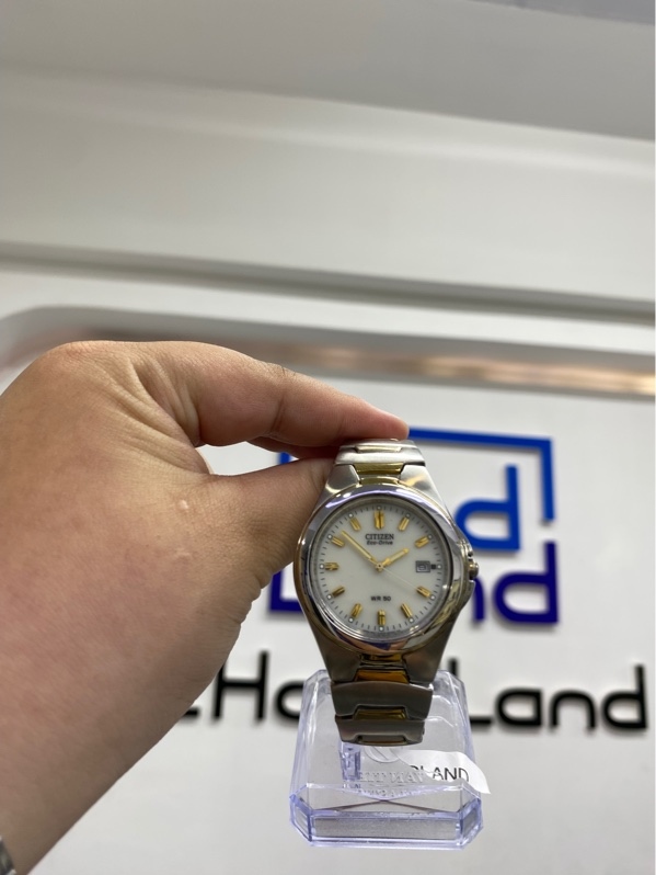 Đồng hồ Citizen Eco-Drive WR50 - 40mm - Màu bạc - Ngoại hình 97% - Body