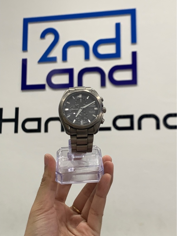 Đồng hồ Citizen nam eco driver ca00-2153e - Màu bạc - Ngoại hình: 97%- Box