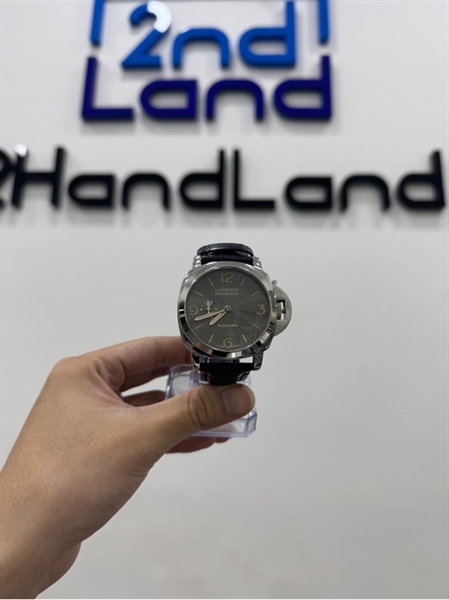 Đồng hồ cơ chế tác Luminor Marina Automatic - 44mm - Màu bạc dây đen - Ngoại hình 97% - Body