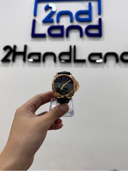 Đồng hồ cơ chế tác Panerai Luminor Automatic - 40mm - Màu gold dây đen - Ngoại hình 97% - Hàng trưng bày - Body
