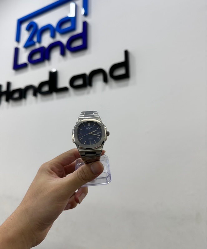 Đồng hồ cơ MVW Elegant 43mm Nam MSA097-01-ELE - Màu Bạc - Ngoại hình 98% - Fullbox
