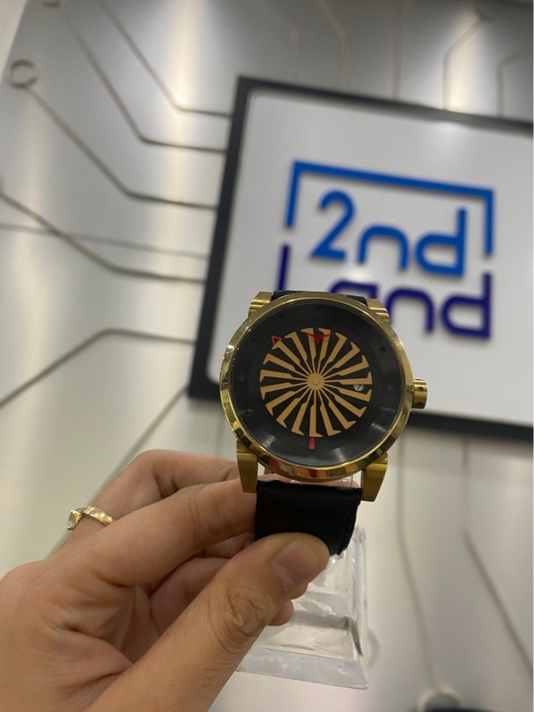 Đồng Hồ Cơ Nam Zinvo Blade Onyx - 13-1456 - 49mm - Màu vàng - Ngoại hình: 98% - Body