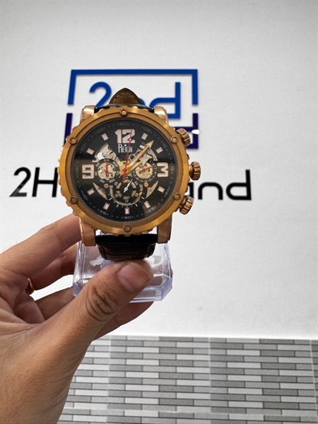 Đồng hồ cơ Reigh Alpin Automatic - 45mm - Màu vàng - Ngoại hình: 97% - Body