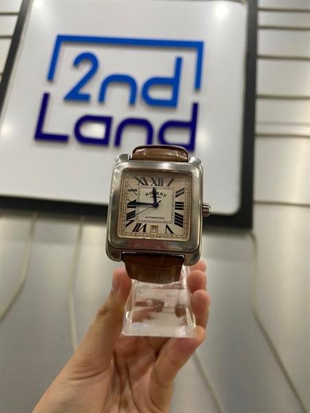 Đồng hồ cơ Rotary Limited Edition Mechanique Swiss Mechanical 313/500 - Màu bạc - Ngoại hình: 97% - Body