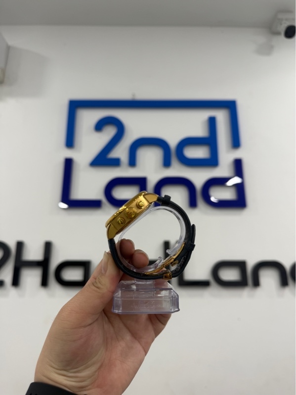 Đồng hồ cơ Tissot Chemin Des Tourelles automatic chronograph - T099427A - Màu vàng đồng - Ngoại hình 97% - Viền trầy xước, dây thay, kính trầy - Body