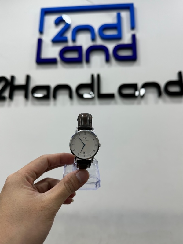 Đồng hồ Daniel Wellington Dapper B34S1 - 34mm - Màu bạc - Ngoại hình 97% - Body