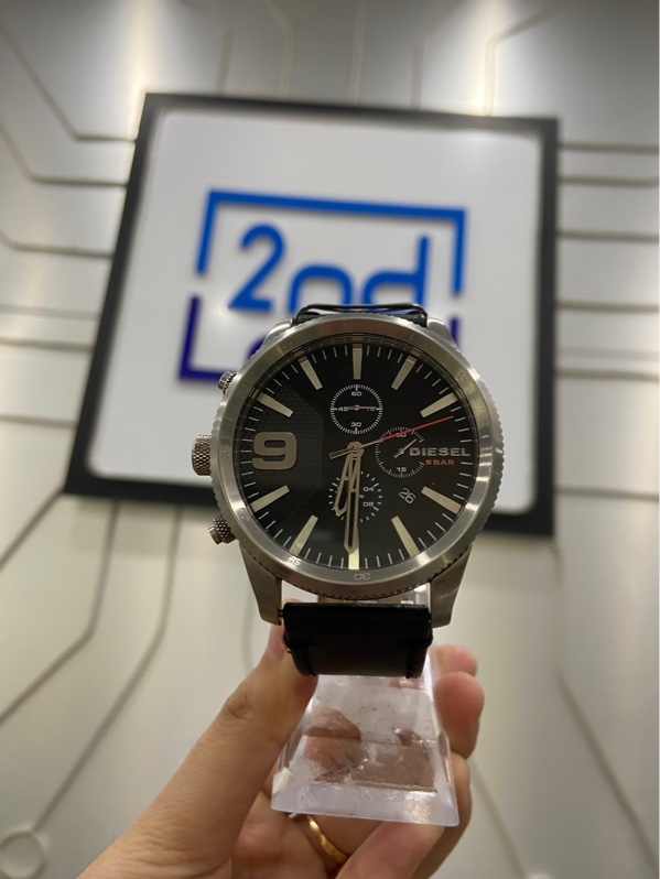 Đồng hồ Diesel Rasp Chrono model DZ4444 - 50mm - Màu bạc - Ngoại hình: 97% - Body