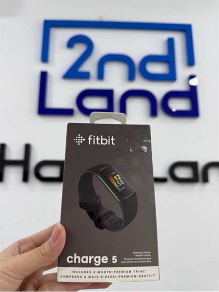 Đồng hồ Fitbit charge 5 - Màu đen - Ngoại hình 98% - FullBox