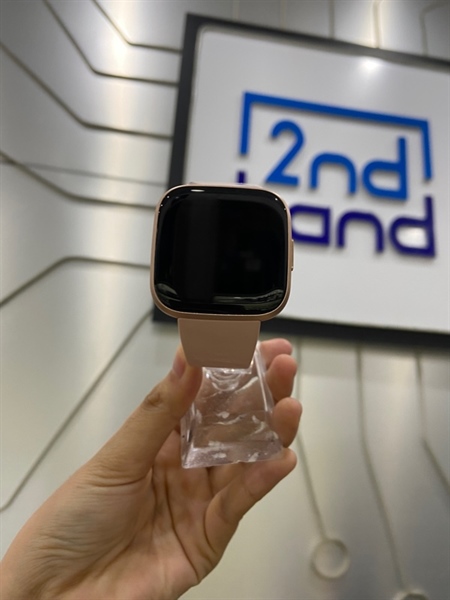 Đồng hồ Fitbit Versa 2 - Màu hồng - Ngoại hình: 98% - Màn lưu ảnh nặng - FullBox