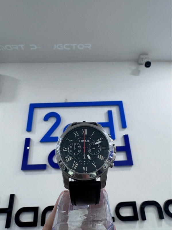 Đồng hồ Fossil FS4918 - Màu bạc - Ngoại hình 97% - Viền trầy xước, kính trầy - Body