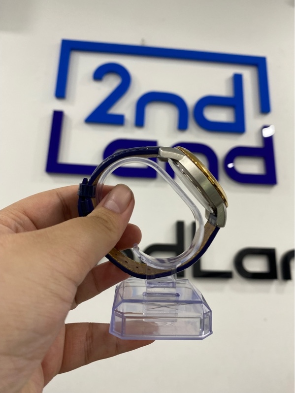 Đồng hồ Fossil FS4930 - Màu bạc - Ngoại hình 96% - Mẻ kính , viền trầy nhiều , đã thay dây - Body