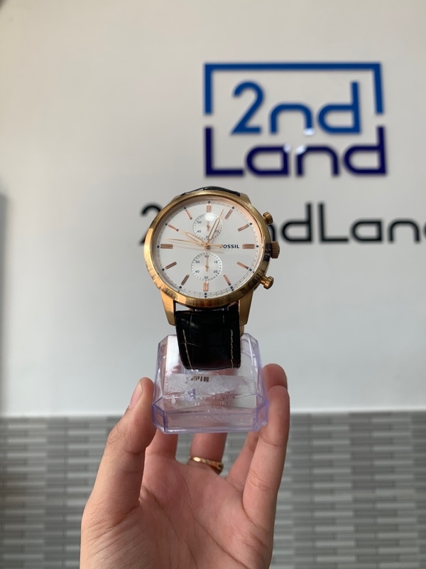 Đồng hồ Fossil FS5468 - Màu vàng - Ngoại hình: 98% - Trầy kính nhẹ - Box