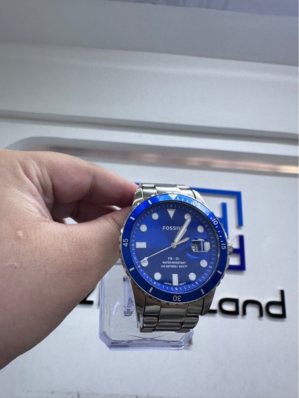 Đồng hồ Fossil FS5669 - 42mm - Màu bạc - Ngoại hình 97% - Body