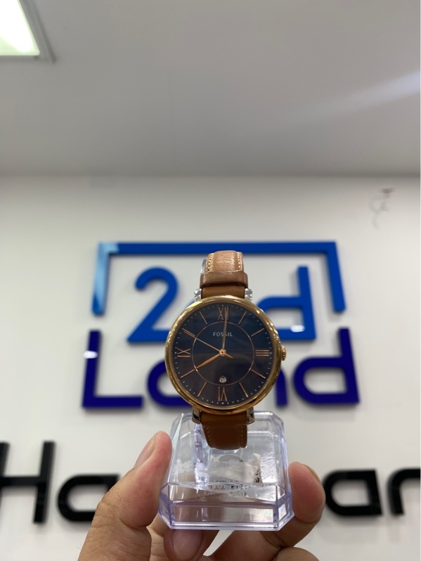 Đồng hồ Fossil Jacqueline ES 4274 - Màu nâu - Ngoại hình: 97% - Cấn trầu nhẹ nức dây - Kèm Box