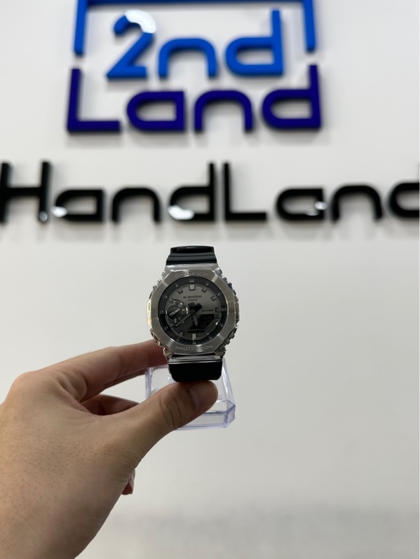 Đồng hồ G-SHOCK 2100 45.4 mm Nam GM-2100-1ADR - Màu bạc - Ngoại hình 98% - Body