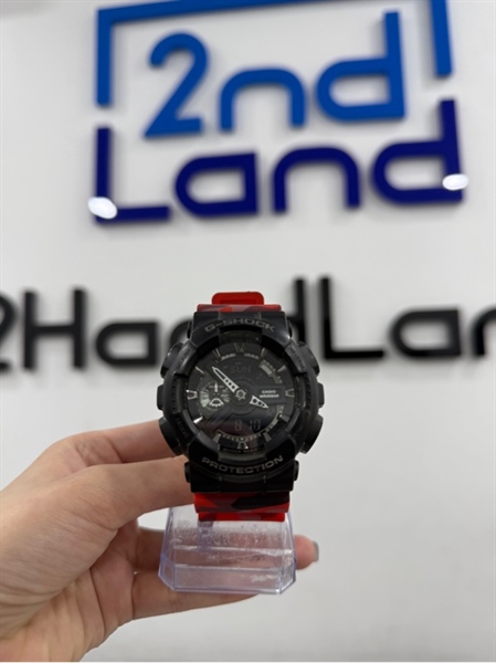 Đồng hồ G-Shock GA-110-5146 - Màu đen - Ngoại hình 97% - Mặt dưới trầy , đã thay dây , kính hở - Body