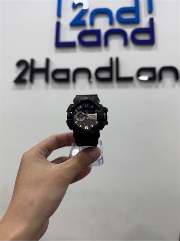 Đồng hồ G-Shock GA-400GB-1A4DR - 51.9mm - Màu đen - Ngoại hình 97% - Trầy - Body