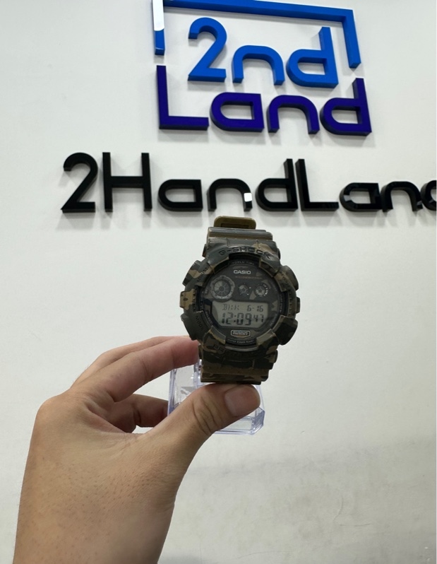 Đồng hồ G-SHOCK GD-120CM-5DR - 52.5mm - Màu xanh quân đội - Ngoại hình 97% - Body