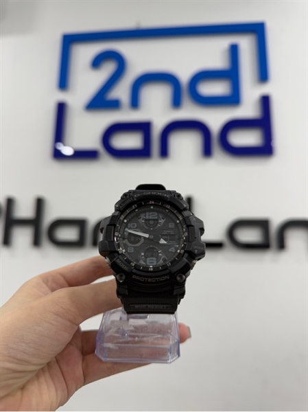 Đồng hồ G-Shock GWG-100-1A - Màu đen - Ngoại hình 98% - Kính trầy , bụi trong - Body