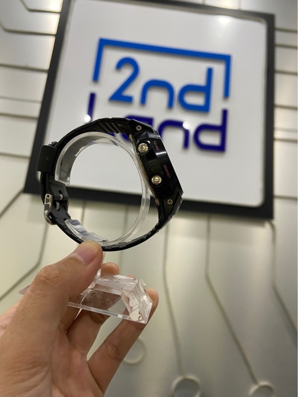 Đồng hồ G-shock Mini GMN-500 - 38mm - Màu đen hồng - Ngoại hình: 97% - Kính trầy - Body