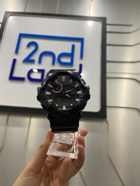 Đồng hồ G-Shock Nam GA-700PC-1ADR - Còn tem vàng - Màu đen - Ngoại hình: 97% - Dây ố - Body