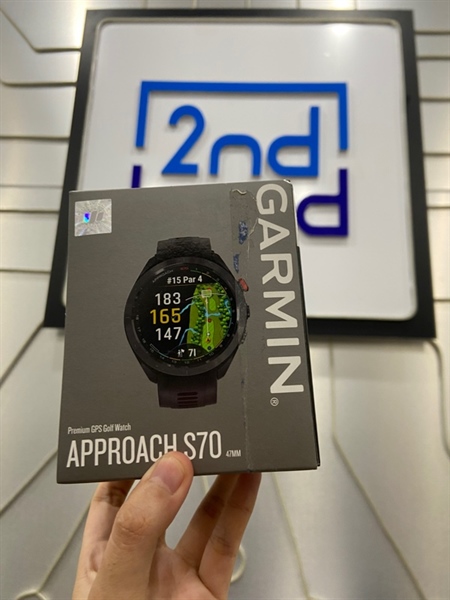 Đồng hồ Garmin Approach S70/47mm - Màu đen - Newseal