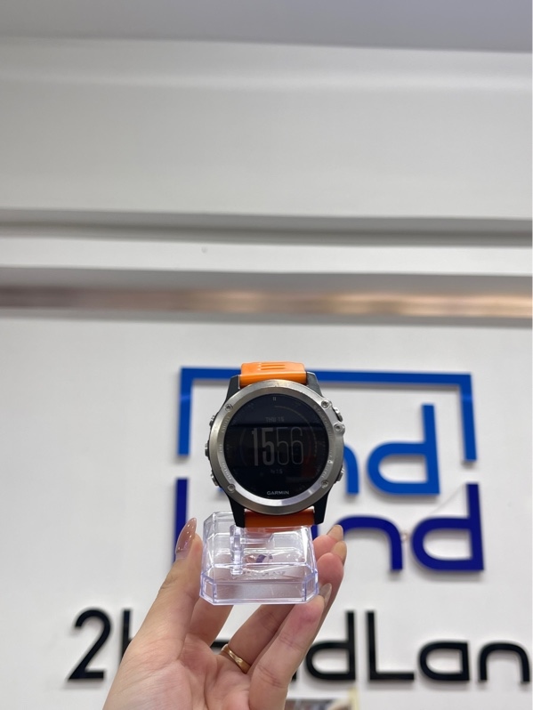 Đồng hồ Garmin Fenix 3 HR - 51 mm - Màu đen - Ngoại hình 97% - Màn ám vàng - Kèm sạc