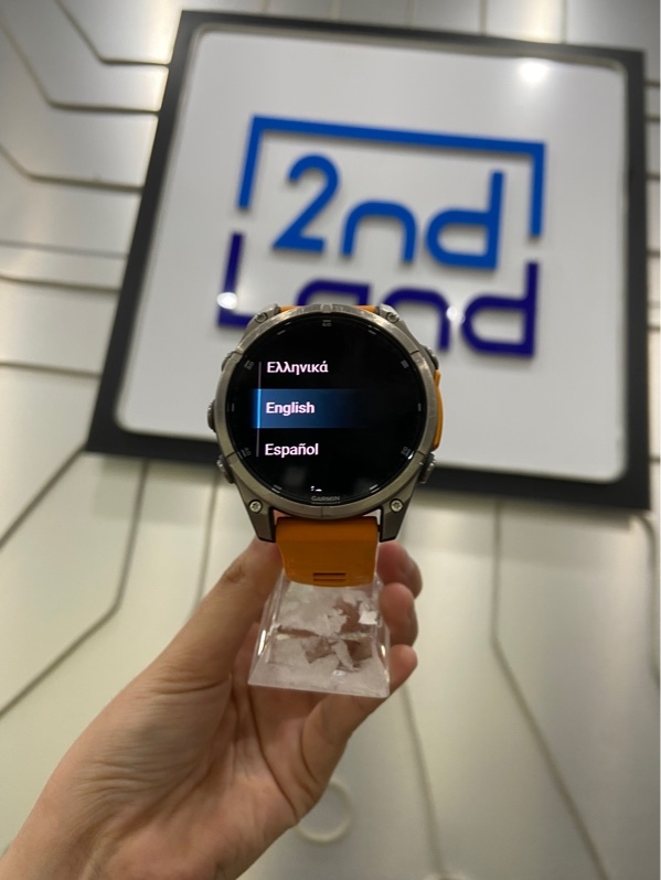 Đồng hồ Garmin Fenix 8/47mm Amoled - Màu bạc - Ngoại hình: 97% - Body