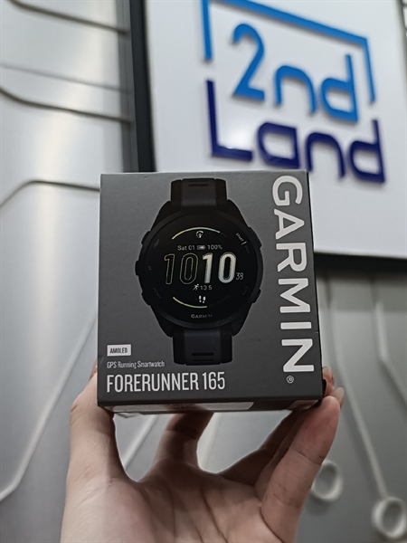 Đồng hồ Garmin Forerunner 165 - 43mm - Bản GPS - Màu Đen - Bản có Tiếng Việt - Ngoại hình 99% - Fullbox