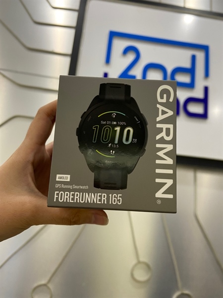 Đồng hồ Garmin Forerunner 165 - Màu đen - Newseal - Còn BH hãng đến 07/10/2027
