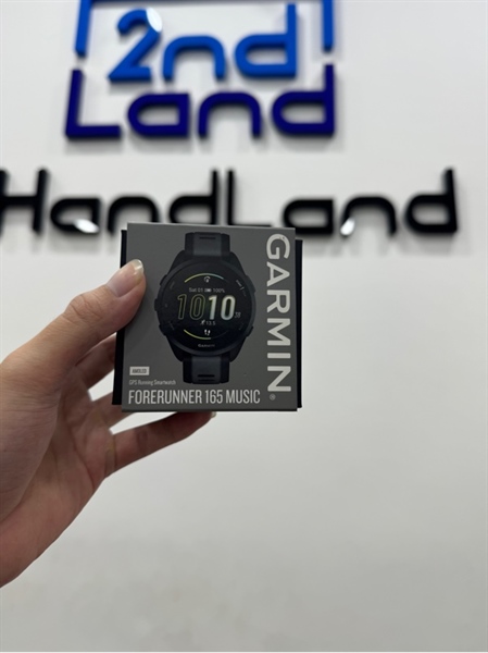 Đồng hồ Garmin Forerunner 165 - Màu đen - Ngoại hình 98% - Kèm box + Sạc 3